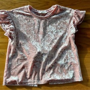 Soprano from Nordstrom girls pink top bow back size 10